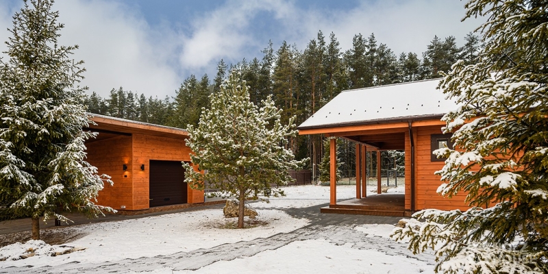 Дом из клееного бруса по проекту \"Лахти v2\" Фото 7